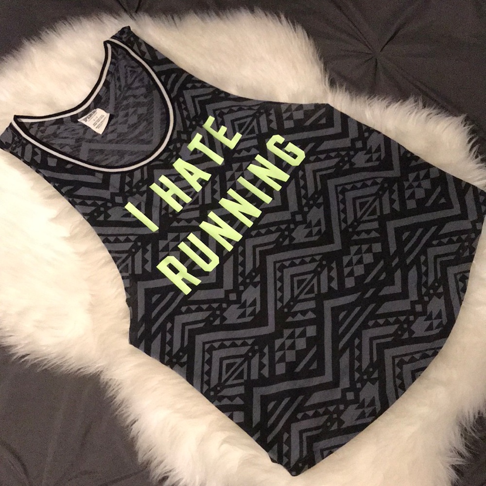 VS Pink ‘I Hate Running’ Tank Top